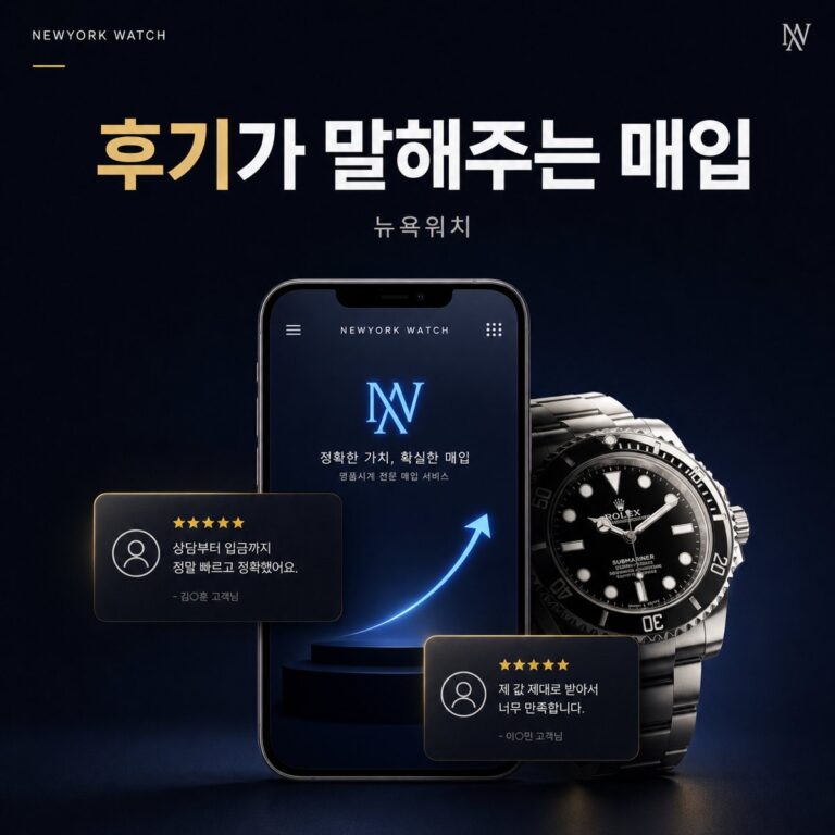 종로 롤렉스 서브마리너 명품시계판매·매입 상담 기준