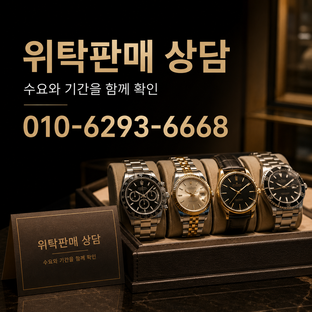 위탁판매 상담 - 시계상담소 전화 상담 010-6293-6668